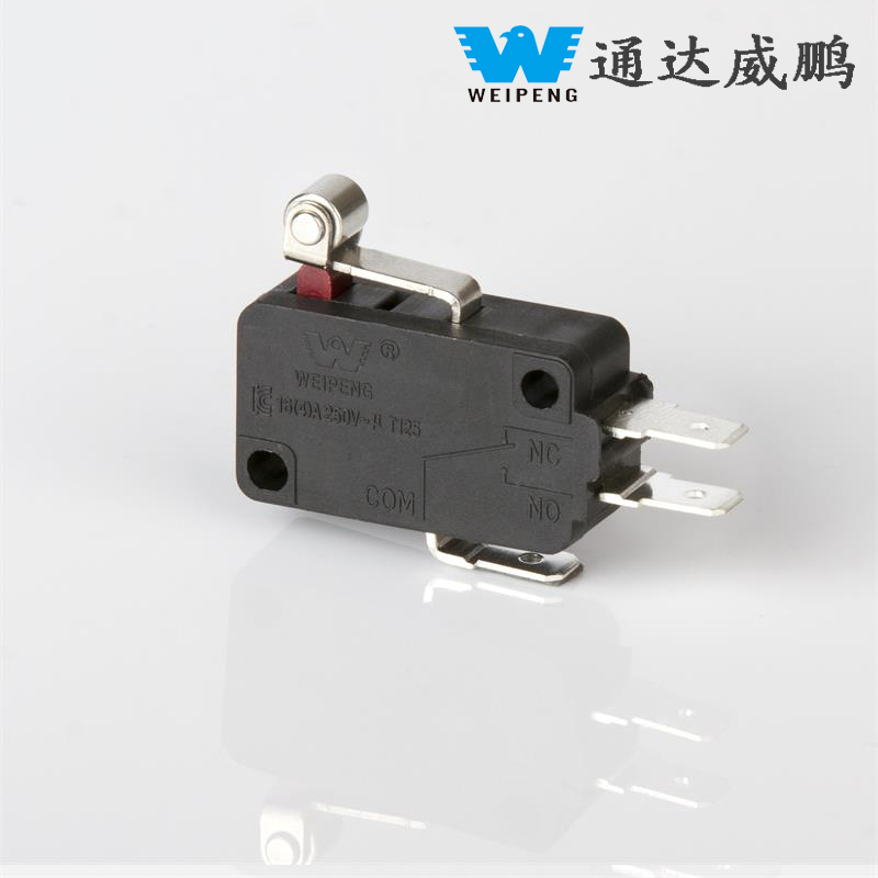 16A 3-pin auto-berrezarri zilarrezko kontaktua V7-7B17D8-201 Honeywell ordezko mikro etengailua