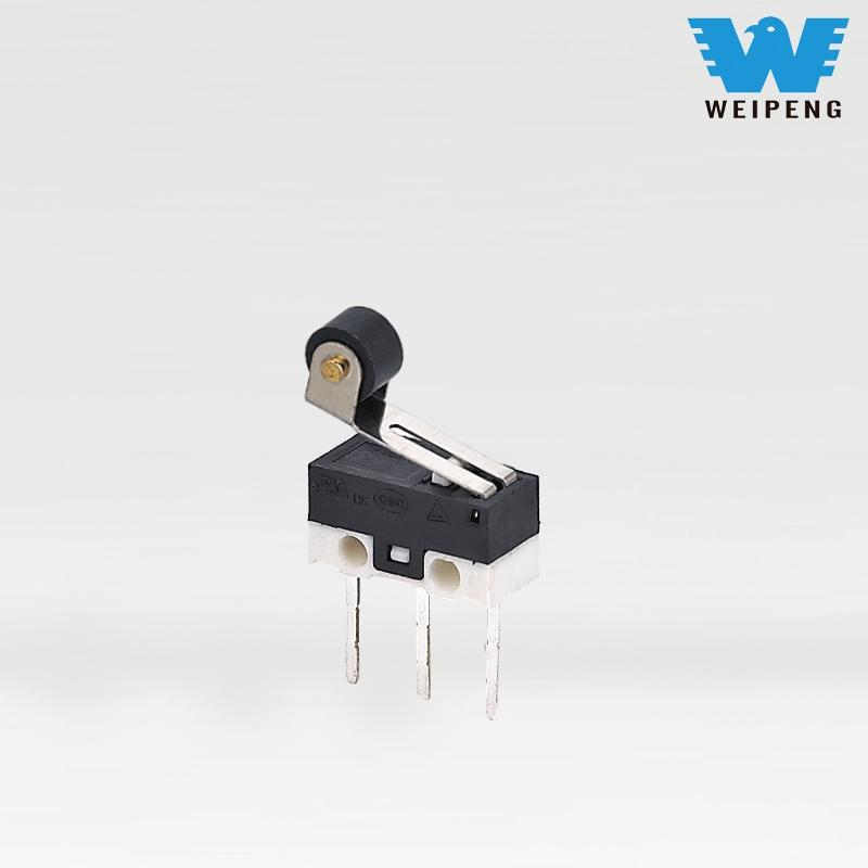 1A/3A 3-pin Tenperatura handiko sagu bertikala mikro switch