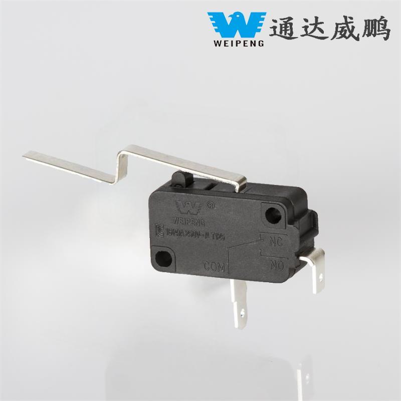 2-Pin/3-Pin 16A Arku Heldulekua Korronte handiko Tenperatura altuen erresistentea Mikro switch