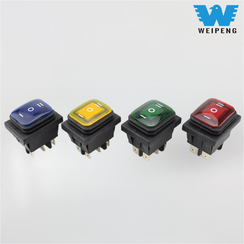 Nola funtzionatzen du 6 pin Rocker Switch batek?