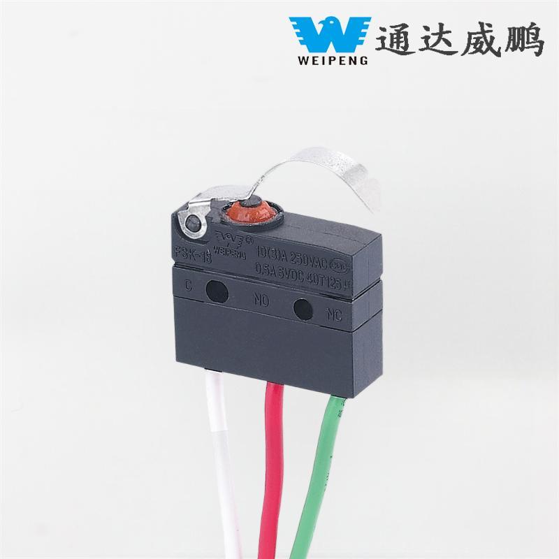 Fsk-18 Iragazgaitza eta hautsaren aurkakoa IP67 Bidaia-muga Mikro Switch