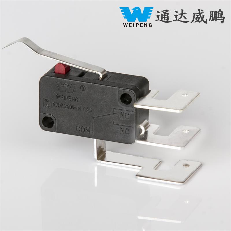 HK-14 Tenperatura Handiko Erresistentzia Mikro Switch Wire Factory Zuzeneko Salmentarekin