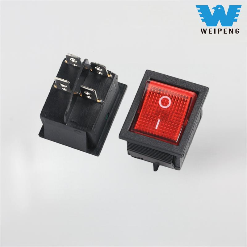 Rocker Switch Kcd4-201 Lau Pin Sei Pin Bi Posizio
