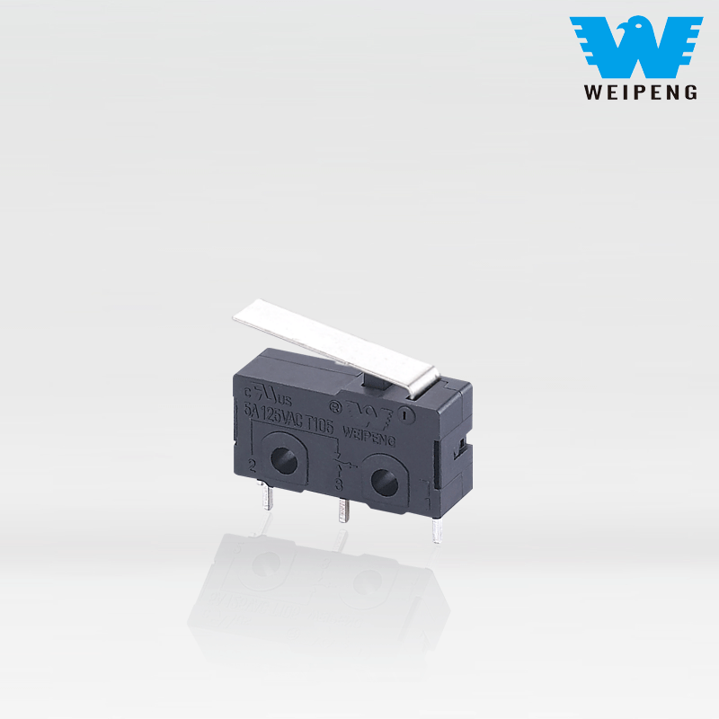 Weipeng 3-pin 5A 25t125 ertza zuzeneko mikro etengailua espresso-makinarako