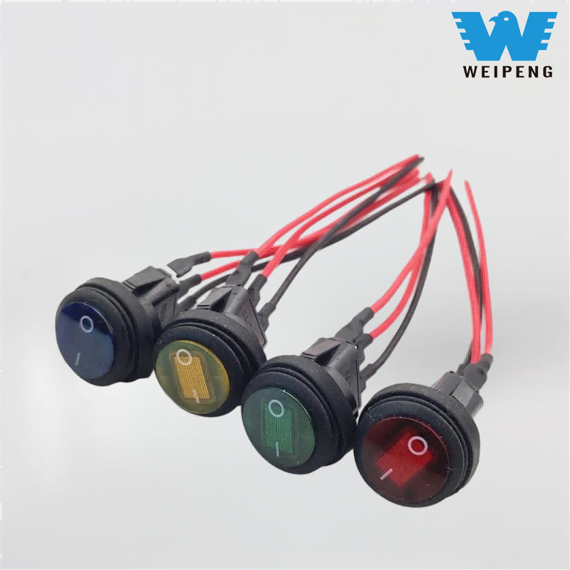 Weipeng itsasontzi iragazgaitzezko etengailu biribila hariarekin